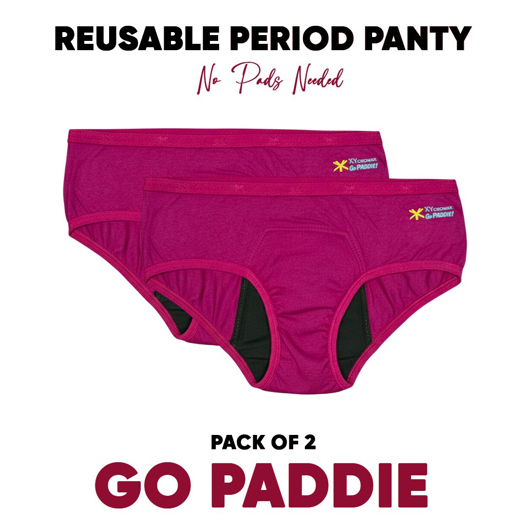 Go Paddie – Mid Waist Reusable Period Panty
