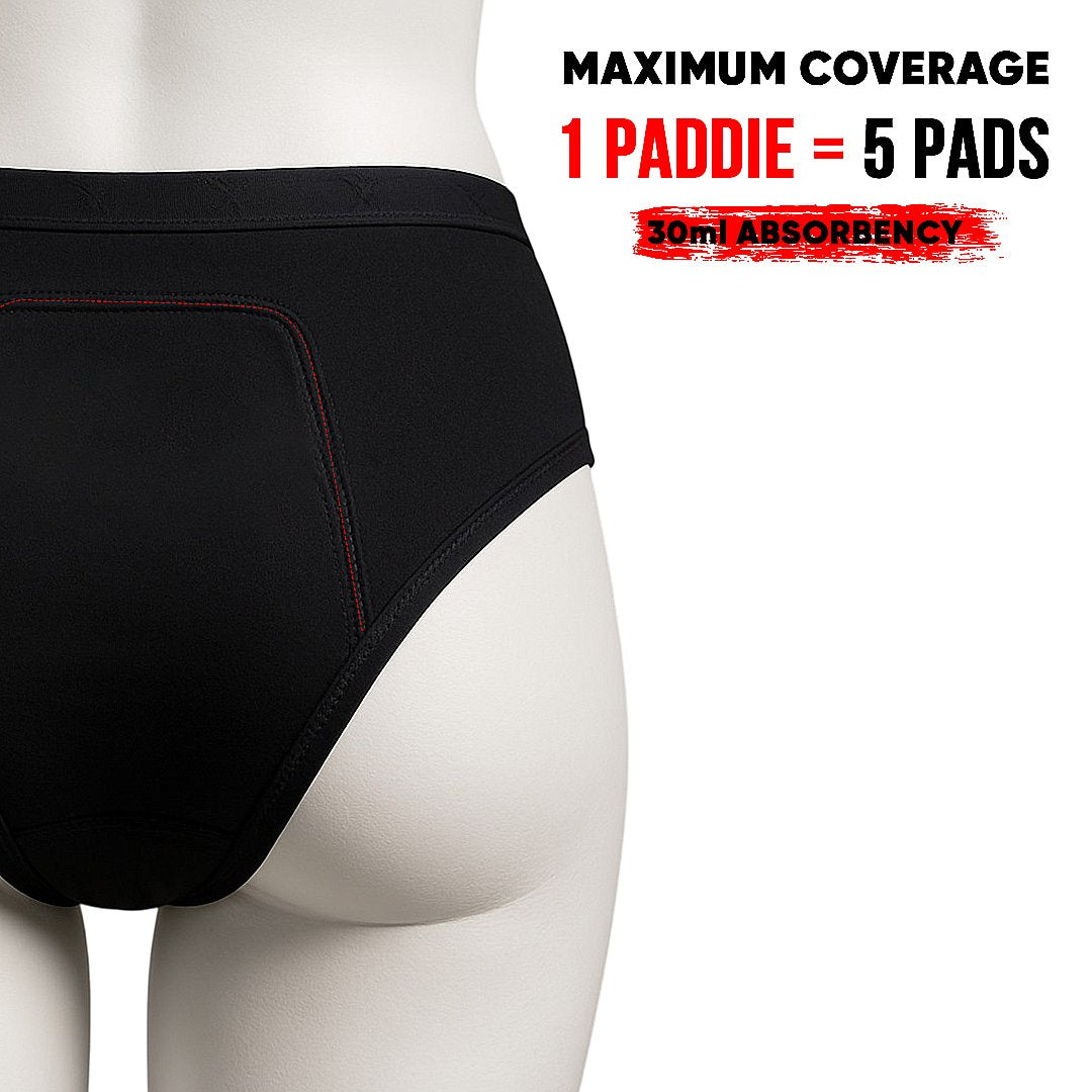 Go Paddie – Mid Waist Reusable Period Panty