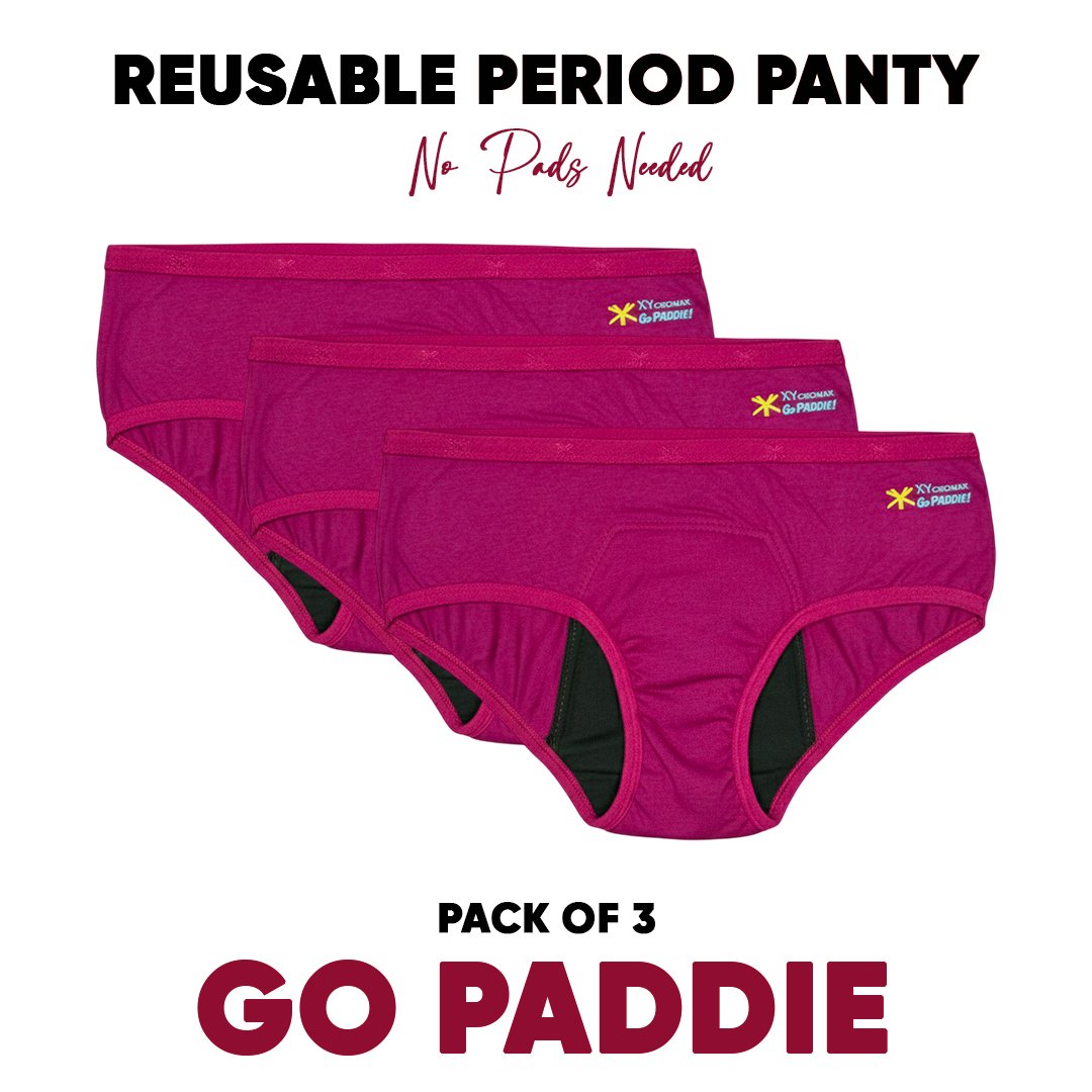 Go Paddie – Mid Waist Reusable Period Panty