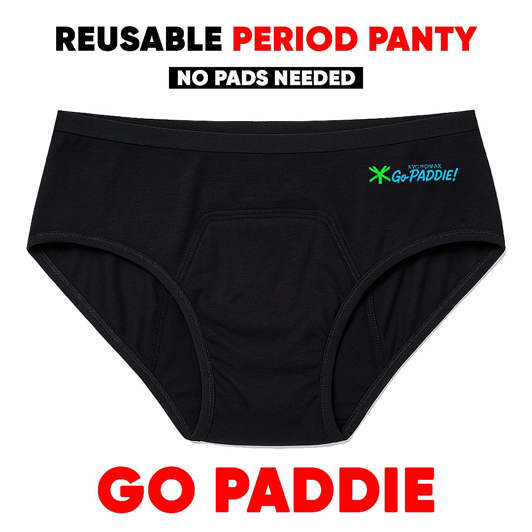 Go Paddie – Mid Waist Reusable Period Panty