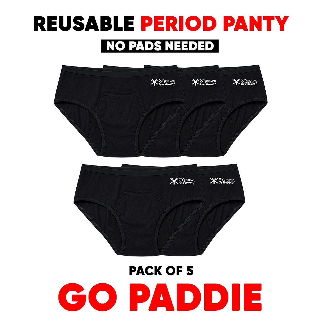 Go Paddie – Mid Waist Reusable Period Panty