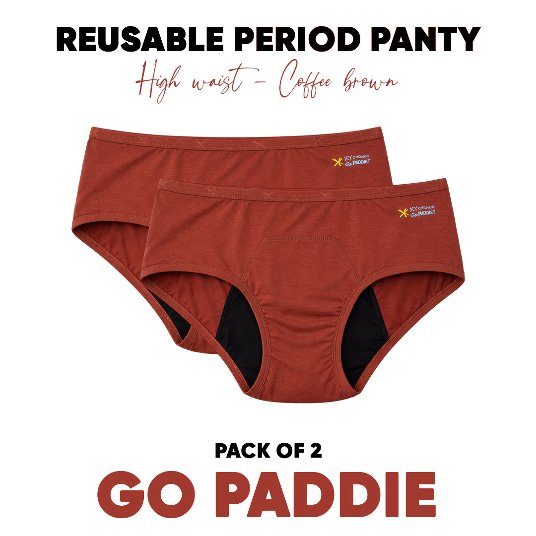 Go Paddie – High Waist Reusable Period Panty