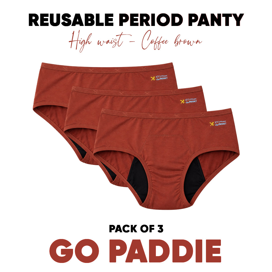 Go Paddie – High Waist Reusable Period Panty
