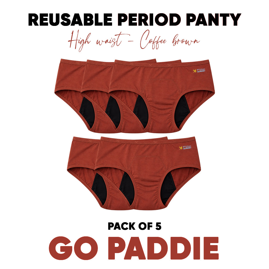 Go Paddie – High Waist Reusable Period Panty