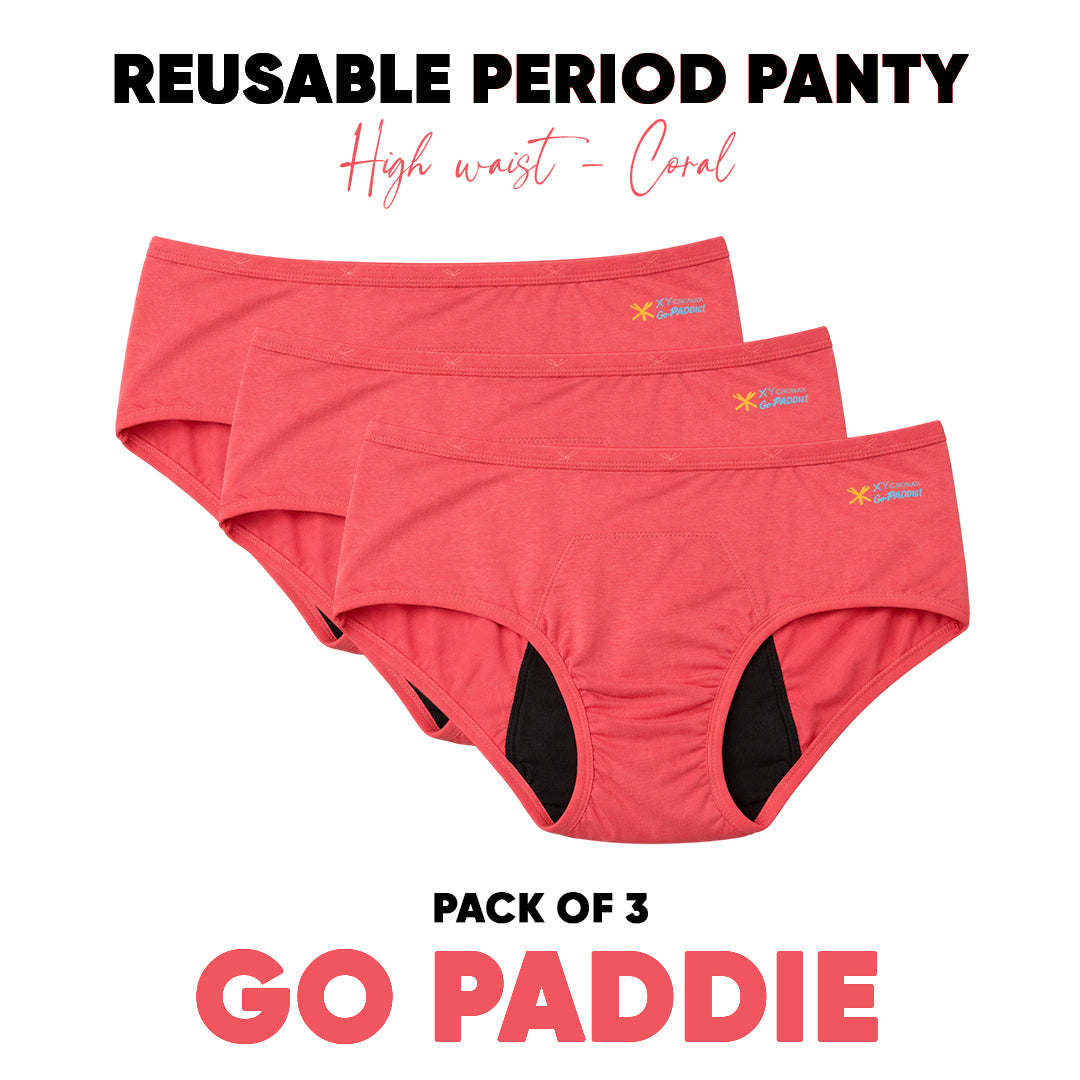 Go Paddie – High Waist Reusable Period Panty