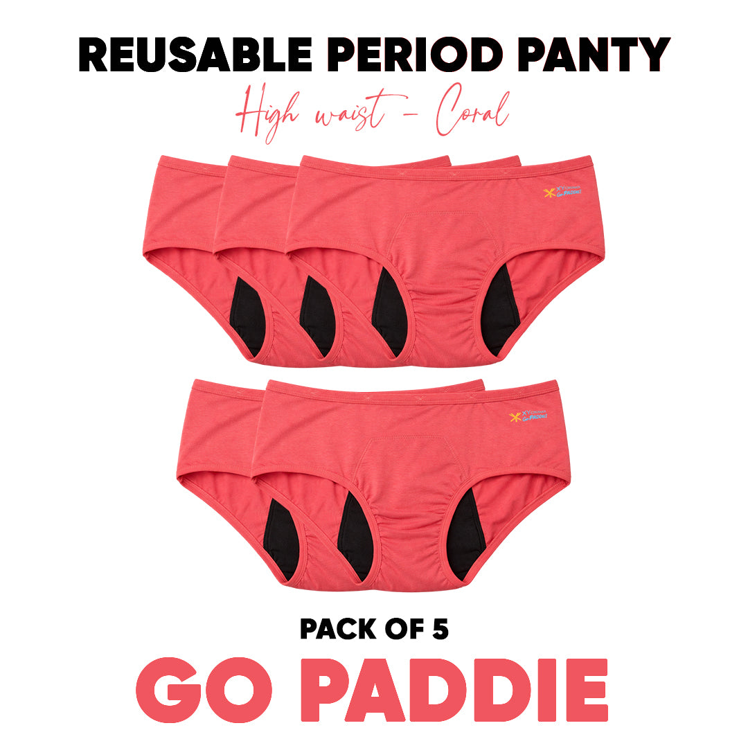 Go Paddie – High Waist Reusable Period Panty