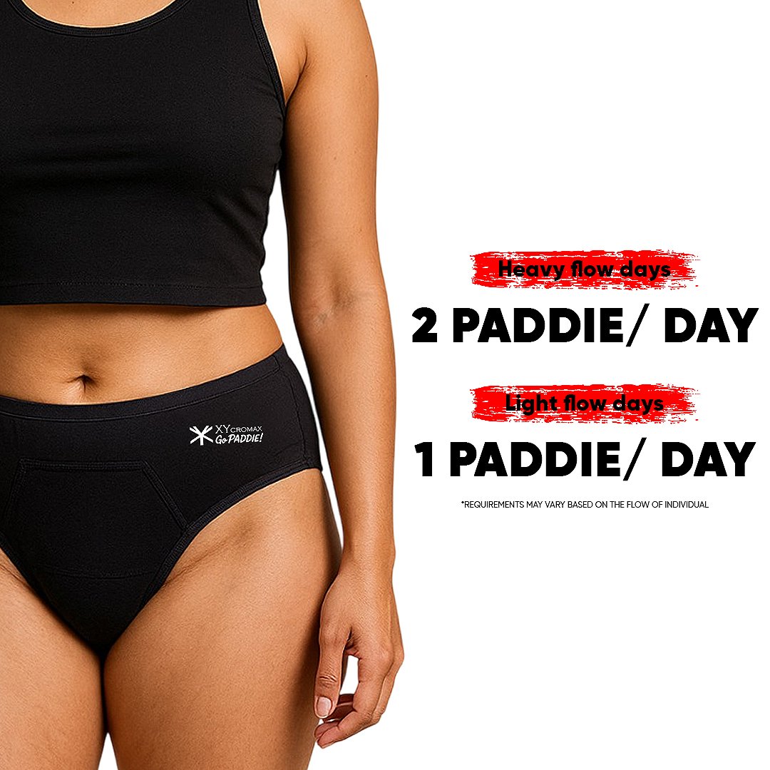 Go Paddie – Mid Waist Reusable Period Panty