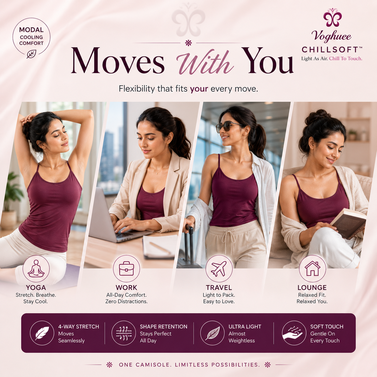 CHILLSOFT Modal Camisole – Light As Air, Chill To Touch